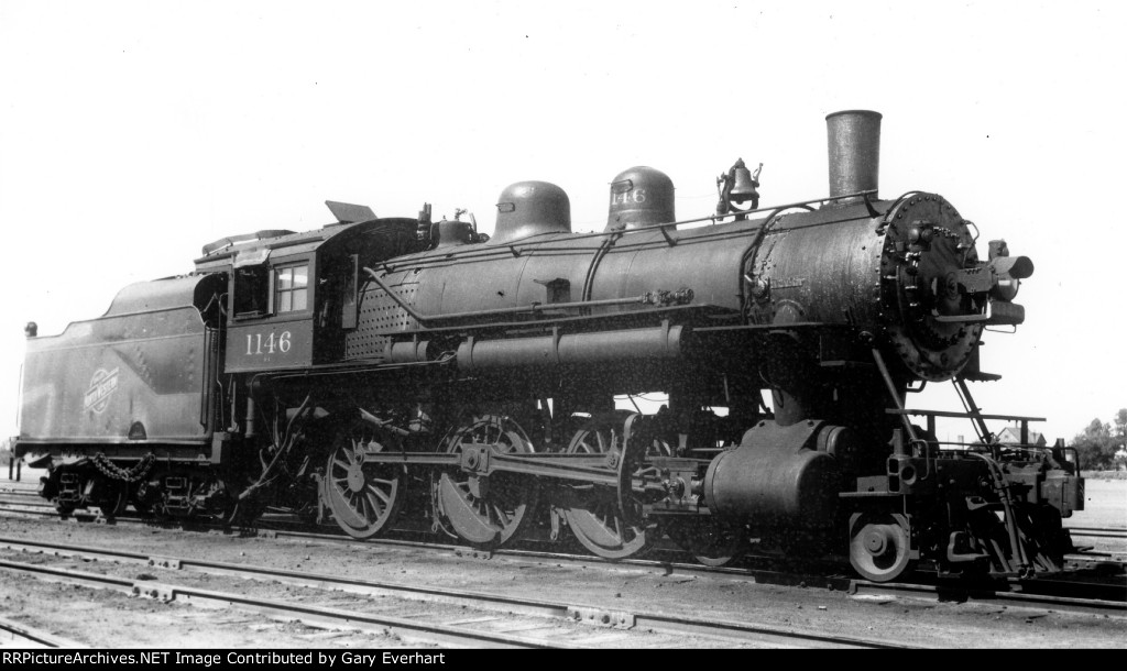 CNW 4-6-0 #1146 - Chicago & North Western